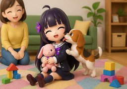 꼬마のイラスト