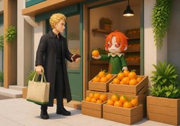 fruteríaのイラスト