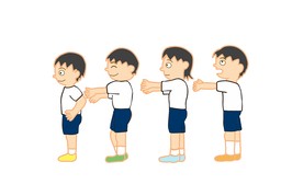 并列のイラスト