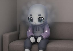 烦闷のイラスト