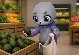 aguacateのイラスト