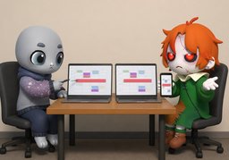 incompatibilidadのイラスト