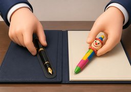 闹着玩儿のイラスト