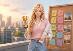 accomplirのイラスト