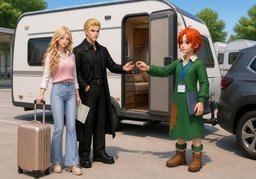 caravanaのイラスト