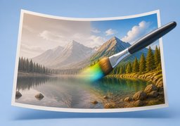 调色のイラスト
