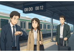 延误のイラスト