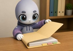 Ordnerのイラスト