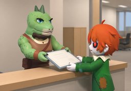 재직증명서のイラスト