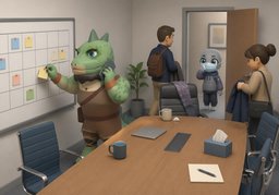 posponerのイラスト