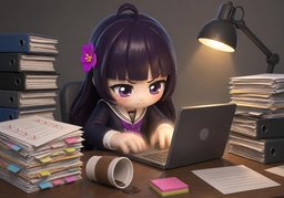 열심히のイラスト