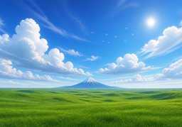 天地のイラスト