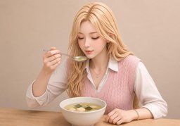 담백하다のイラスト