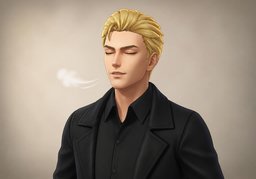 다행스럽다のイラスト