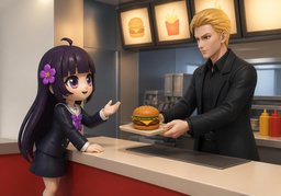 hamburguesaのイラスト