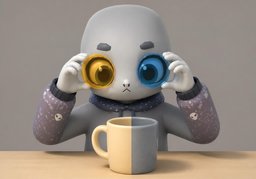 주관적のイラスト