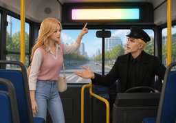 행선지のイラスト