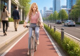 Illustration for Radweg (bike path)