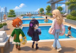 Poolのイラスト
