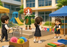주최하다のイラスト