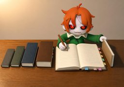 用功のイラスト