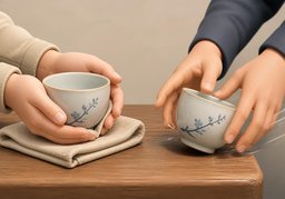 对待のイラスト