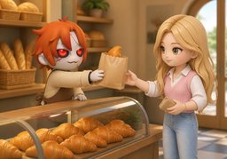 croissantのイラスト