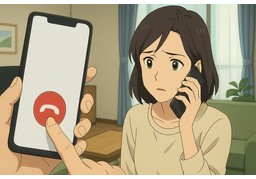 挂电话のイラスト