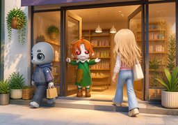영업중のイラスト