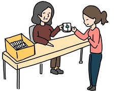 发のイラスト