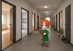 공실のイラスト