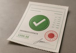 退款单のイラスト