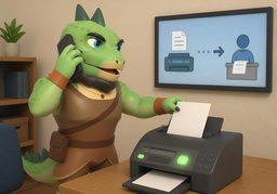 faxのイラスト