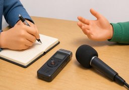 entrevistarのイラスト