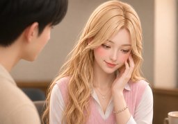 빨개지다のイラスト