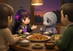밥상のイラスト