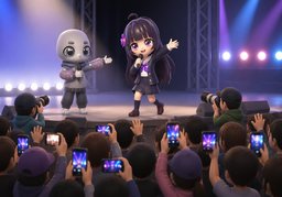 가수のイラスト