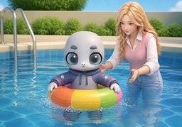 flotadorのイラスト