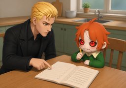 똑바로のイラスト