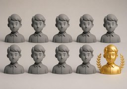 비율のイラスト