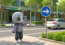 표지판のイラスト