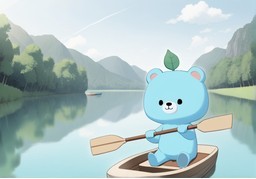 划船のイラスト
