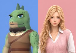男女のイラスト