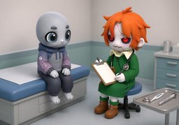 初诊のイラスト