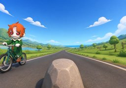 广角のイラスト
