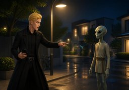 Illustration for extraterrestre (alien)
