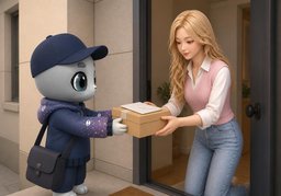 우편물のイラスト
