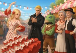 Illustration for feria (festival)