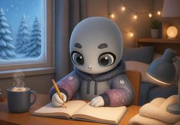 寒假のイラスト