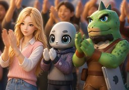 손뼉のイラスト